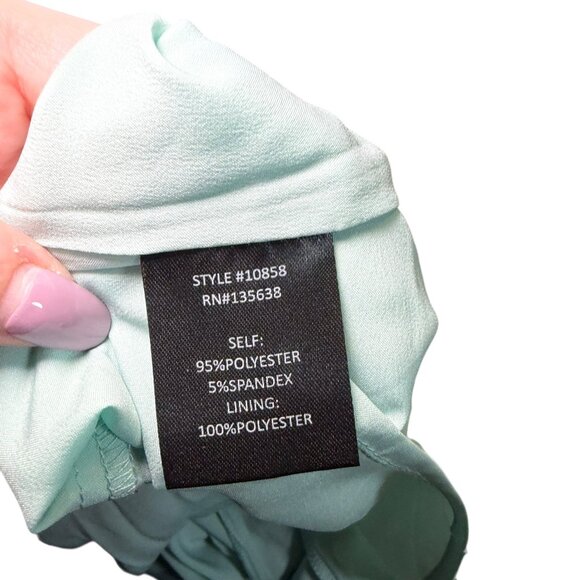 Hutch Sat Paige Ombre Wrap Maxi Dress Multicolor Tiered Halter L NWT - Picture 7 of 7